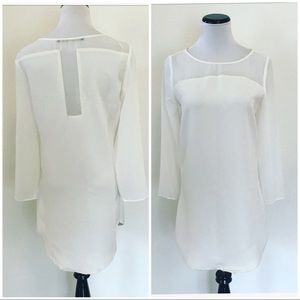 ZARA DRESS, WHITE, SIZE SMALL